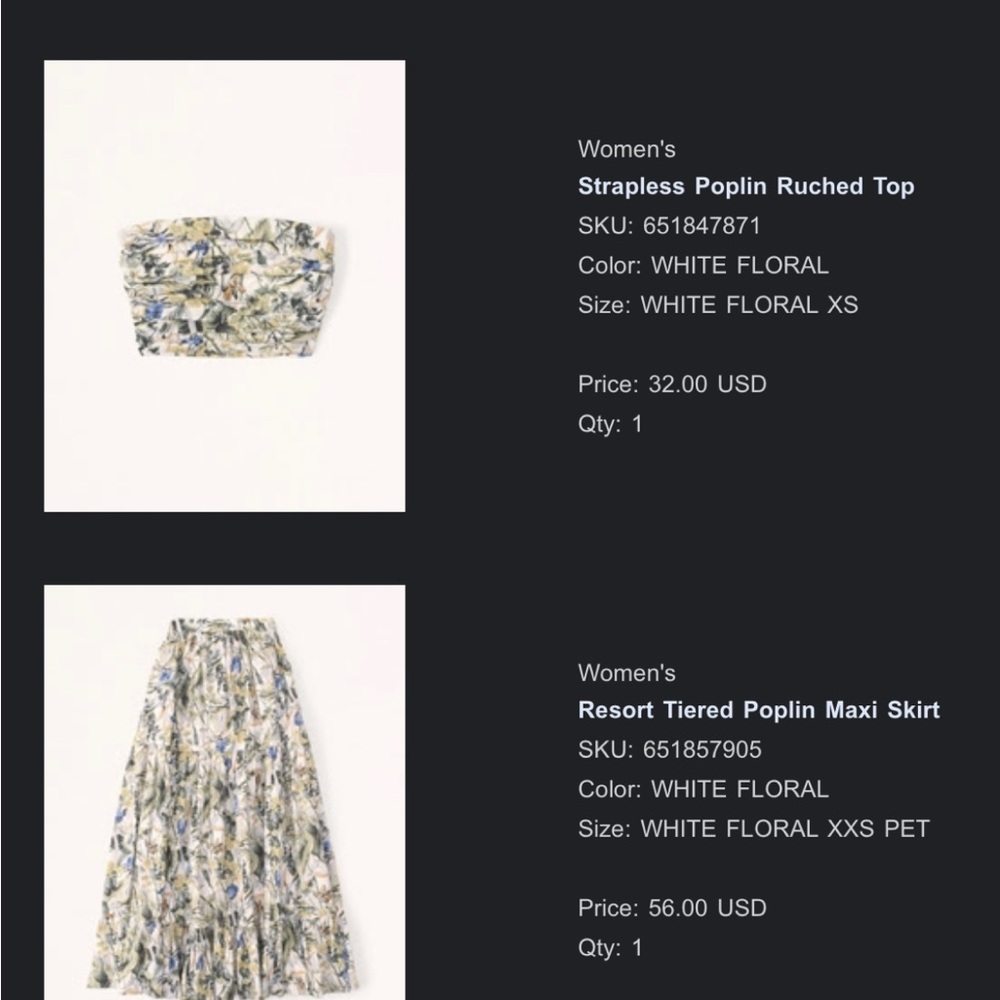 Abercrombie and Fitch Strapless Poplin Ruched Top